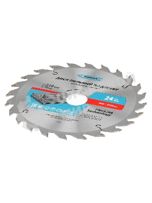 Пильный диск по дереву Gross ф210 х 32 мм, 24 зуба + кольцо 32/30мм