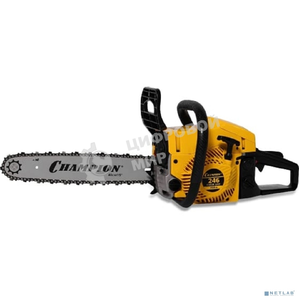 Бензопила Champion 246-15 1,9кВт 45,8см легкий старт 5,4кг