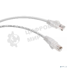 Шнур коммутационный Cabeus, Cat.5e, неэкр., U/UTP, RJ45/RJ45, LSZH, AWG24, 3м, белый