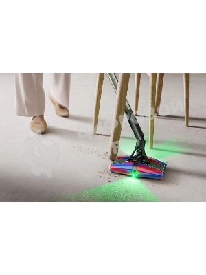 Пылесос вертикальный Dyson Pencil Vac Fluffycones черный, питание от аккумулятора, 55 Вт, уборка сухая, пылесборник 0.08 л