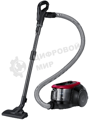 Пылесос Samsung VC18M21C0VR/EV красный/черный, 380/1800 Вт, уборка сухая, пылесборник контейнер 1.5 л