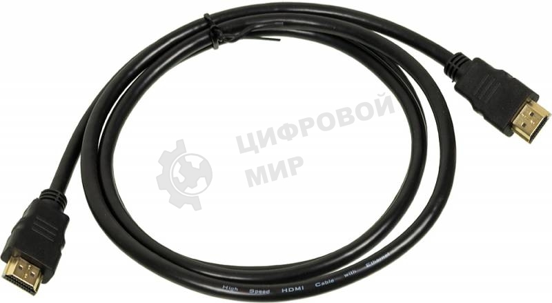 Кабель аудио-видео High Speed HDMI (m)/HDMI (m) 1.5м. позолоченные контакты черный