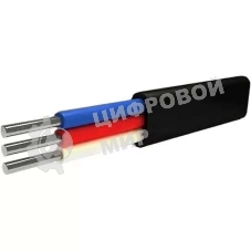 Кабель АВВГ 3х4 плоский Ч (бухта) (м) Альгиз К ФР-00000424