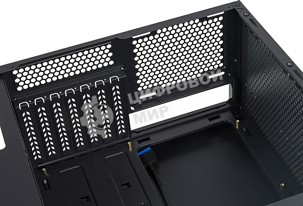 Компьютерный корпус Aerocool/Formula F-3401 (V1) черный без БП ATX 3x120мм 2xUSB 2.0 1xUSB 3.0 audio bott PSU