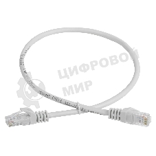 Шнур коммутационный Cat.5e UTP 1м серый GENERICA