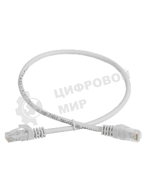 Шнур коммутационный Cat.5e UTP 1м серый GENERICA