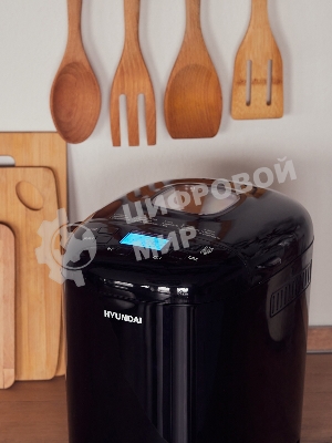 Хлебопечка Hyundai HYBM-P0513 чёрный, 550 Вт, 0.9 кг, 15 программ