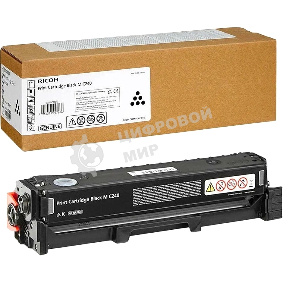Принт-картридж тип M C240 черный, Ricoh C240FW (4,5K)