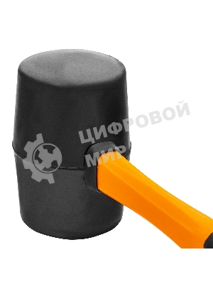 Киянка резиновая Sparta 680 г, черная резина, фибергласовая рукоятка