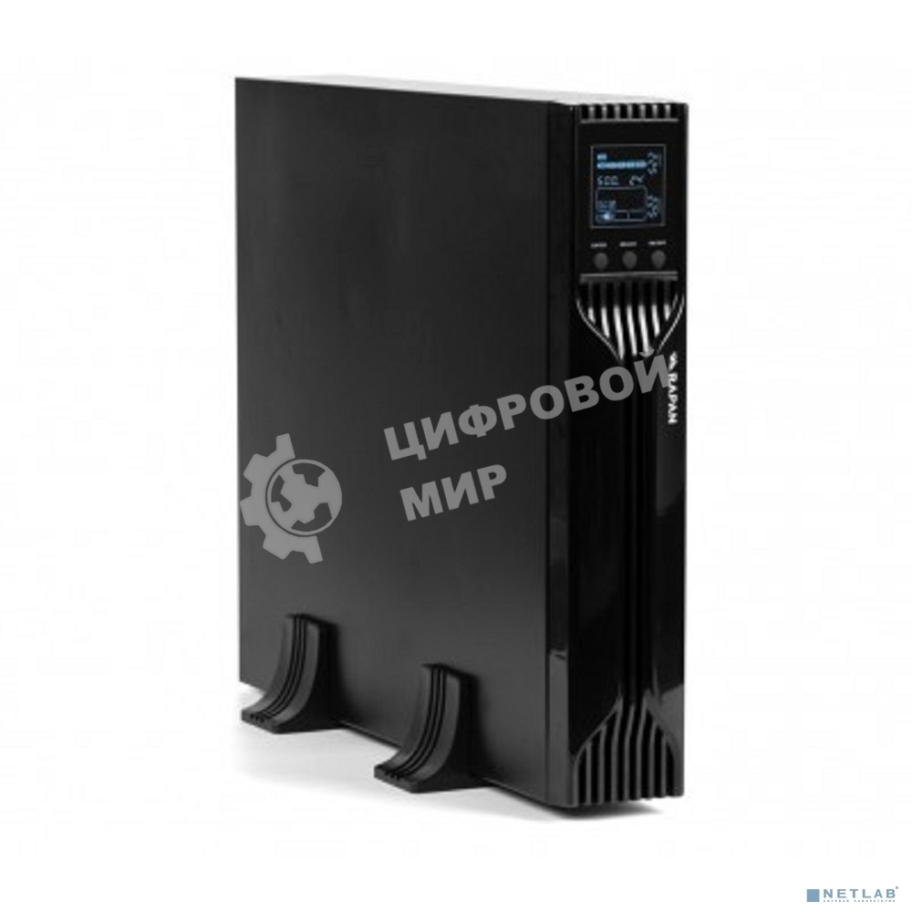 Источник бесперебойного питания ИБП Бастион RAPAN-UPS 2000 RACK+4x9Ah (1400 Вт, Line-interactive, встроенные АКБ 4 шт.x 9Ah) 8959