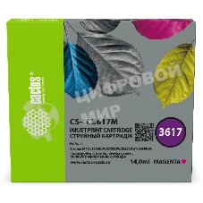 Картридж струйный Cactus CS-LC3617M пурпурный (14 мл) для Brother MFC-J2330DW/J2730DW/J3530DW/J3930DW