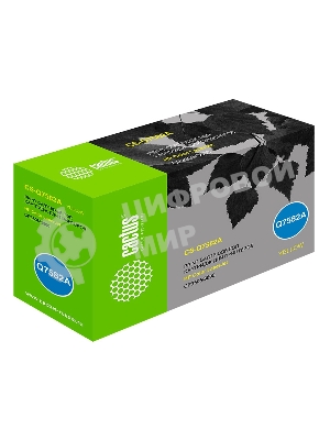 Картридж лазерный Cactus CS-Q7582A желтый (6000 стр.) для HP Color LaserJet CP3505/3800