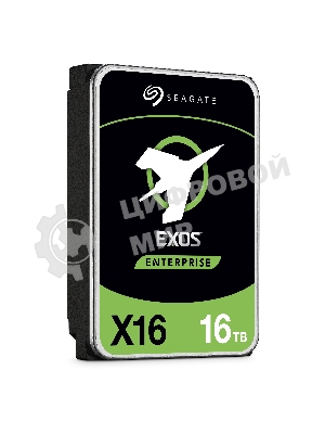 Жесткий диск Seagate 16Tb, ST16000NM002G, SAS Exos X16, 7200 rpm, 256Mb buffer