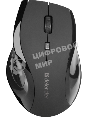 Мышь беспроводная Defender Accura MM-295 черный, 1600 dpi, радиоканал, USB, кнопки - 6