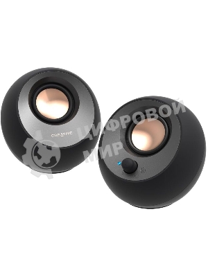 Акустическая система Creative Pebble V3 MF1700 2.0 черный 8Вт BT