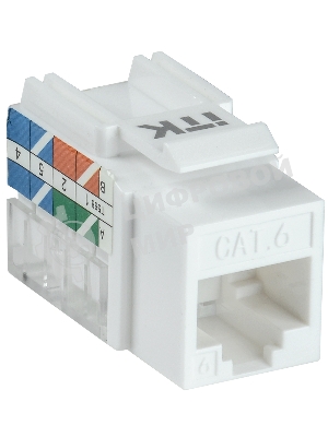 Модуль ITK Keystone Jack кат. 6 UTP 110 IDC 90 град. ITK Модуль Keystone Jack кат. 6 UTP 110 IDC 90 град.