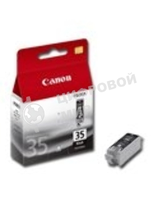 Картридж струйный Canon PGI-35Bk (1509B001) черный (9.30 мл, 200 стр.) для Canon PIXMA iP100, iP110