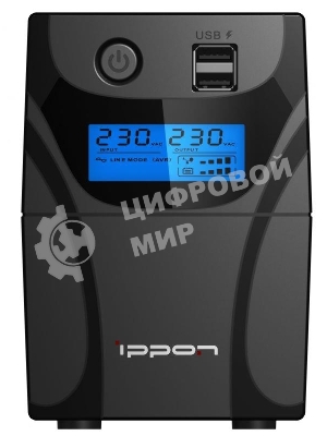 Источник бесперебойного питания Ippon Back Power Pro II 600 360Вт 600ВА черный