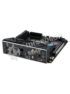 Материнская плата ASUS ROG STRIX B760-I GAMING WIFI, LGA 1700, Intel B760, 2xDDR5, 4xSATA, 2xM.2, 1xPCIe 5.0 x16, 1xHDMI, 1xDP, 1x 2.5Gb LAN, 3xUSB-A 2.0, 3xUSB-A 3.2 Gen 1, 1xUSB-C 3.2 Gen 1, 1xUSB-C 3.2 Gen 2x2, 5x3.5 мм, 7.1, Mini-ITX