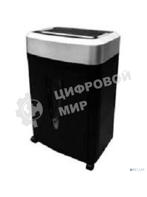 Шредер Office Kit S190 (2х2) черный (секр.P-7) фрагменты 7лист. 20лтр.