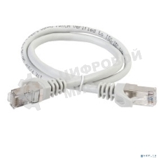 Коммутационный шнур (патч-корд) ITK PC01-C5EFL-1M, cat.5e FTP, LSZH, 1м, серый