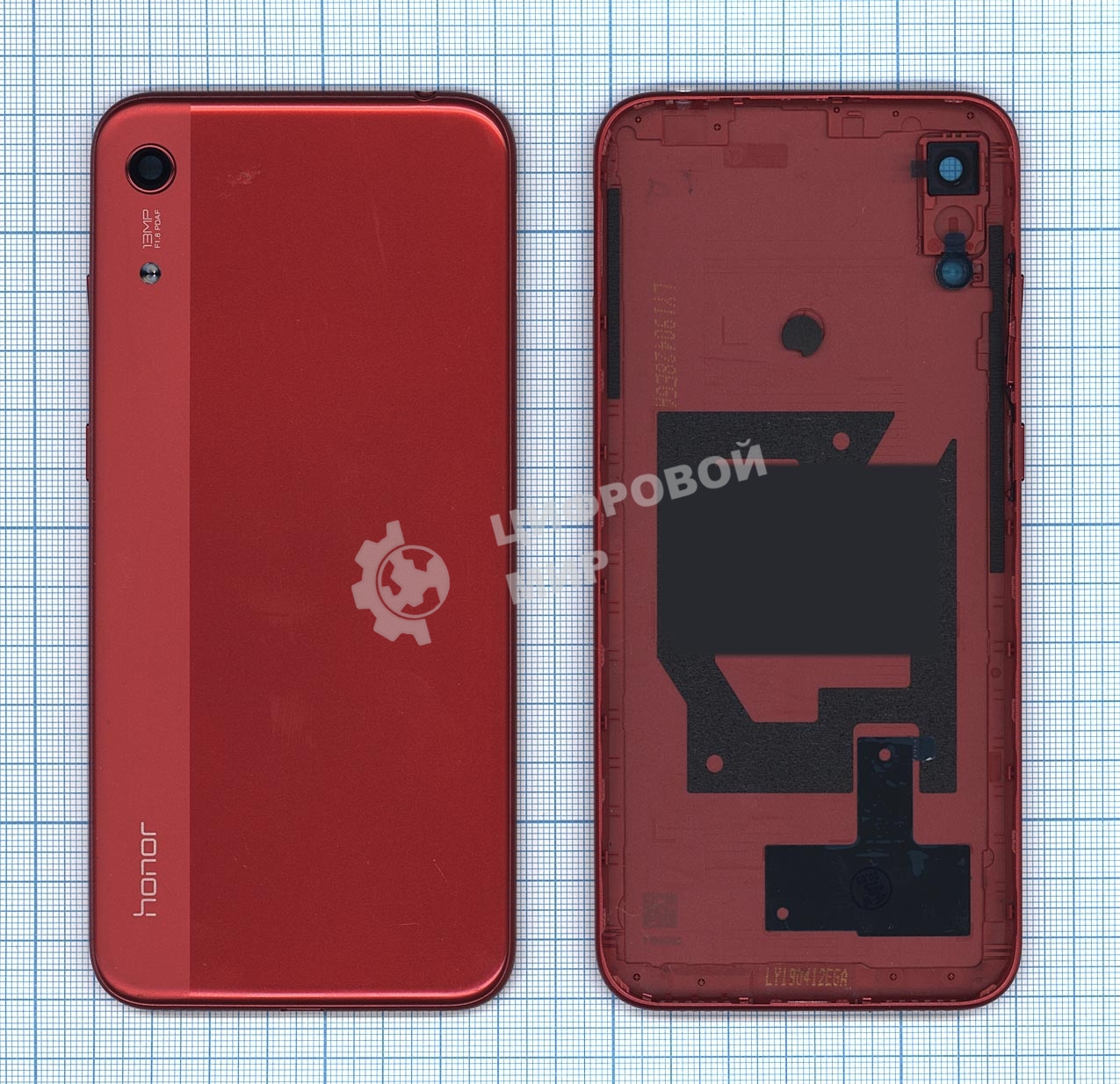 Задняя крышка для Huawei Honor 8A красный