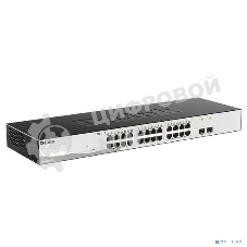 Коммутатор настраиваемый WebSmart с 24 портами 10/100/1000Base-T и 2 портами 1000Base-X SFP D-Link DGS-1210-26/F3A