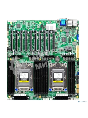 Материнская плата серверная Gooxi G2DERO-B-PK2, 2xSP3, AMD EPYC, 16xDDR4, 2xMiniSAS HD, 1xM.2, 4xPCIe 4.0 x16, 6xPCIe 4.0 x8, 1xVGA, 2x1Gb LAN, 2xUSB-A 5Gbps, 1x3.5 мм, 7.1, E-ATX