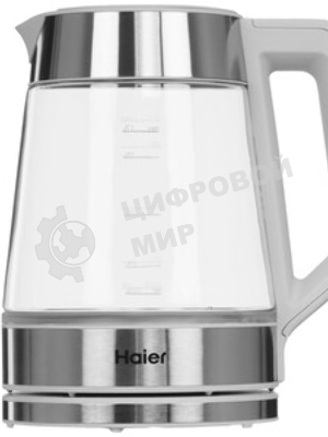 Чайник электрический Haier HK-501 1.7л. 2400Вт серый корпус: стекло/пластик (TD0036930RU)