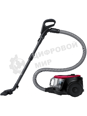 Пылесос Samsung VC18M21C0VR/EV красный/черный, 380/1800 Вт, уборка сухая, пылесборник контейнер 1.5 л