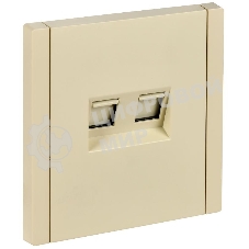 Розетка комп. 2-ая RJ45 кат.5E FP433 IEK FORTE&PIANO Ваниль