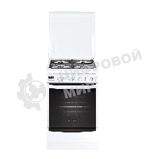 Плита газовая Gefest ПГ 5100-04 белый, конфорок 4 шт, духовка 52 л, 50 см x 85 см x 58.5 см