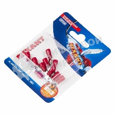 Наконечник кольцевой Rexant изолированный, ø4.3 мм, 0.5-1.5 мм², НКи 1.5-4/НКи 1,25-4/RVL1.25-4, красный, в упак. 10 шт.