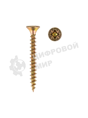 Саморез универсальный Kranz 3.5х30, желтый цинк, упаковка поставщика (16 000 шт.)