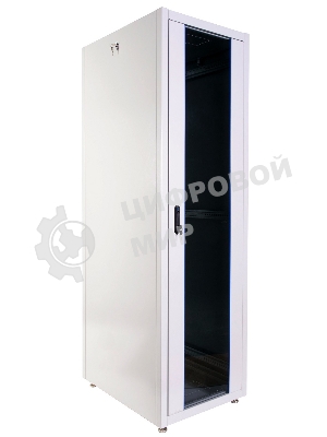 Шкаф коммутационный ЦМО (ШТК-Э-42.8.8-44АА) напольный 42U 800x800 мм пер. дв. перфор. задн. дв. перфор. 2 бок. пан. 710 кг серый 715 мм 105 кг