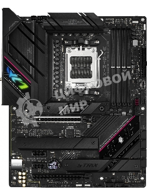 Материнская плата ASUS ROG STRIX B650E-F GAMING WIFI, AM5, AMD B650, 4xDDR5, 4xSATA, 3xM.2, 1xPCI-E 5.0 x16, 1xPCI-E 4.0 x4, 2xPCI-E x1, 1xHDMI, 1xDP, 1x 2.5Gb LAN, 4xUSB-A 2.0, 4xUSB-A 3.2 Gen 1, 2xUSB-A 3.2 Gen 2, 1xUSB-C 3.2 Gen 2, 1xUSB-C 3.2 Gen 2x2, 5x3.5 мм, 7.1, ATX