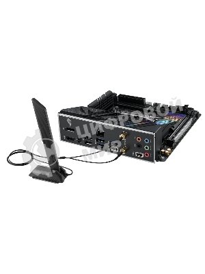 Материнская плата ASUS ROG STRIX B760-I GAMING WIFI, LGA 1700, Intel B760, 2xDDR5, 4xSATA, 2xM.2, 1xPCIe 5.0 x16, 1xHDMI, 1xDP, 1x 2.5Gb LAN, 3xUSB-A 2.0, 3xUSB-A 3.2 Gen 1, 1xUSB-C 3.2 Gen 1, 1xUSB-C 3.2 Gen 2x2, 5x3.5 мм, 7.1, Mini-ITX