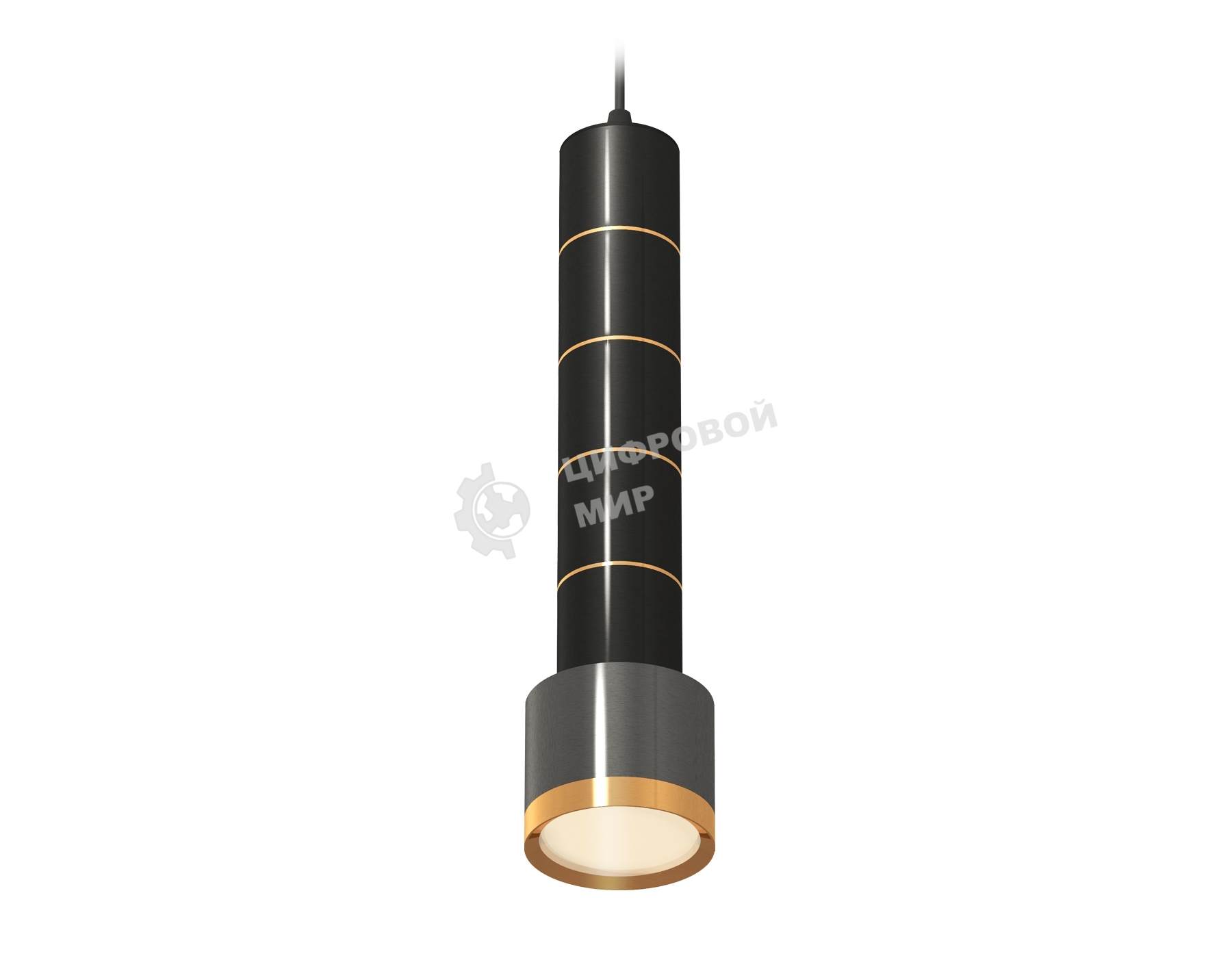 Светильник Ambrella Light XP8115010 DCH/PYG черный хром/золото желтое полированный GX53