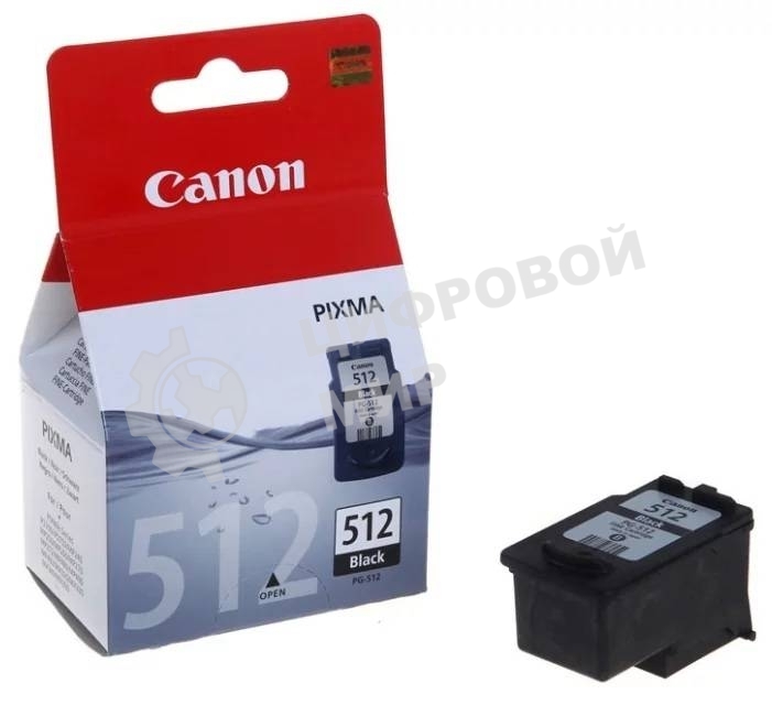 Картридж струйный PG-512Bk (2969B007) черный (401 стр.) для Canon PIXMA MP240, 260, 480