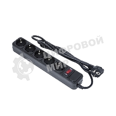 Сетевой фильтр ExeGate EX279179RUS SP-5-7B (5 розеток, 7 м, евровилка, черный)