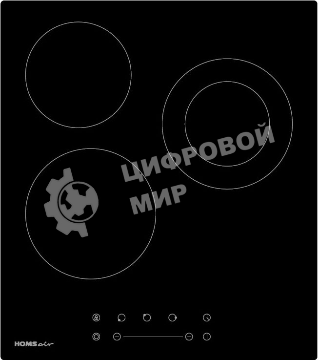 Электрическая варочная панель HOMSair HVY43DBK