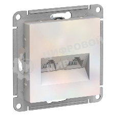 Розетка компьютерная двойная RJ45+RJ45, кат.5E, механизм ATN000485 Schneider Electric Жемчуг
