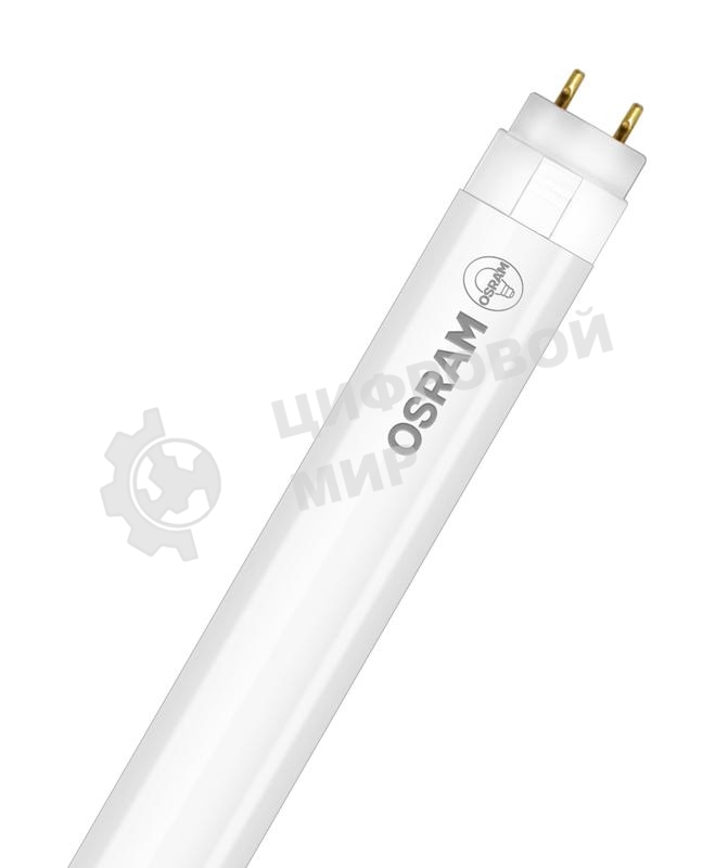 Лампа светодиодная LEDVANCE SubstiTUBE Basic T8 9W/865 (замена 18Вт) 9Вт трубчатая стекл. 6500К хол. бел. G13 800лм 220-240В 600мм двухсторон. прям. вкл. OSRAM