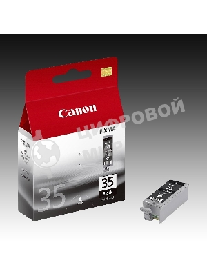 Картридж струйный Canon PGI-35Bk (1509B001) черный (9.30 мл, 200 стр.) для Canon PIXMA iP100, iP110
