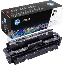 Картридж лазерный Hewlett-Packard HP 410X (CF410X) черный для LJ Pro M452/M477 6500 стр.