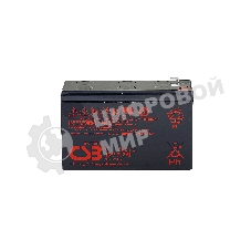 Батарея для ИБП CSB серия GP, GP1272, напряжение 12В, емкость 7.2А·ч (разряд 20 часов), макс. ток разряда (5 сек.) 100А, ток короткого замыкания 304А, макс. ток заряда 2.8A, свинцово-кислотная типа AGM, клеммы F1, ДxШxВ 150.9x64.8x98.6мм., вес 2.4кг., сро