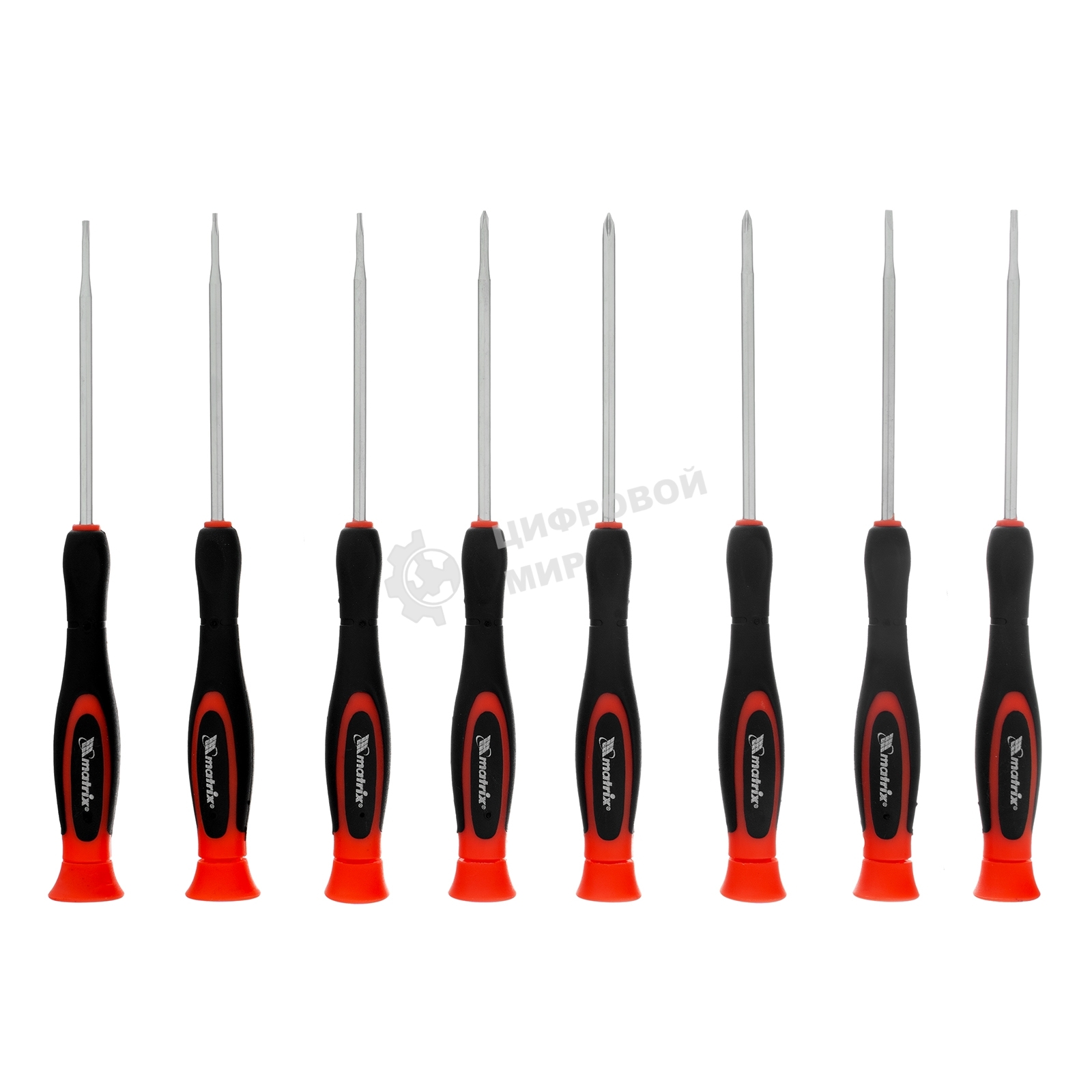 Набор отверток Matrix для точных работ с мобильными телефонами, 8 шт., Crv