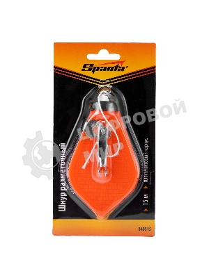 Шнур разметочный Sparta 15 м, пластмассовый корпус