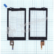 Сенсорное стекло (тачскрин) для Samsung M1 GT-I6410, черное