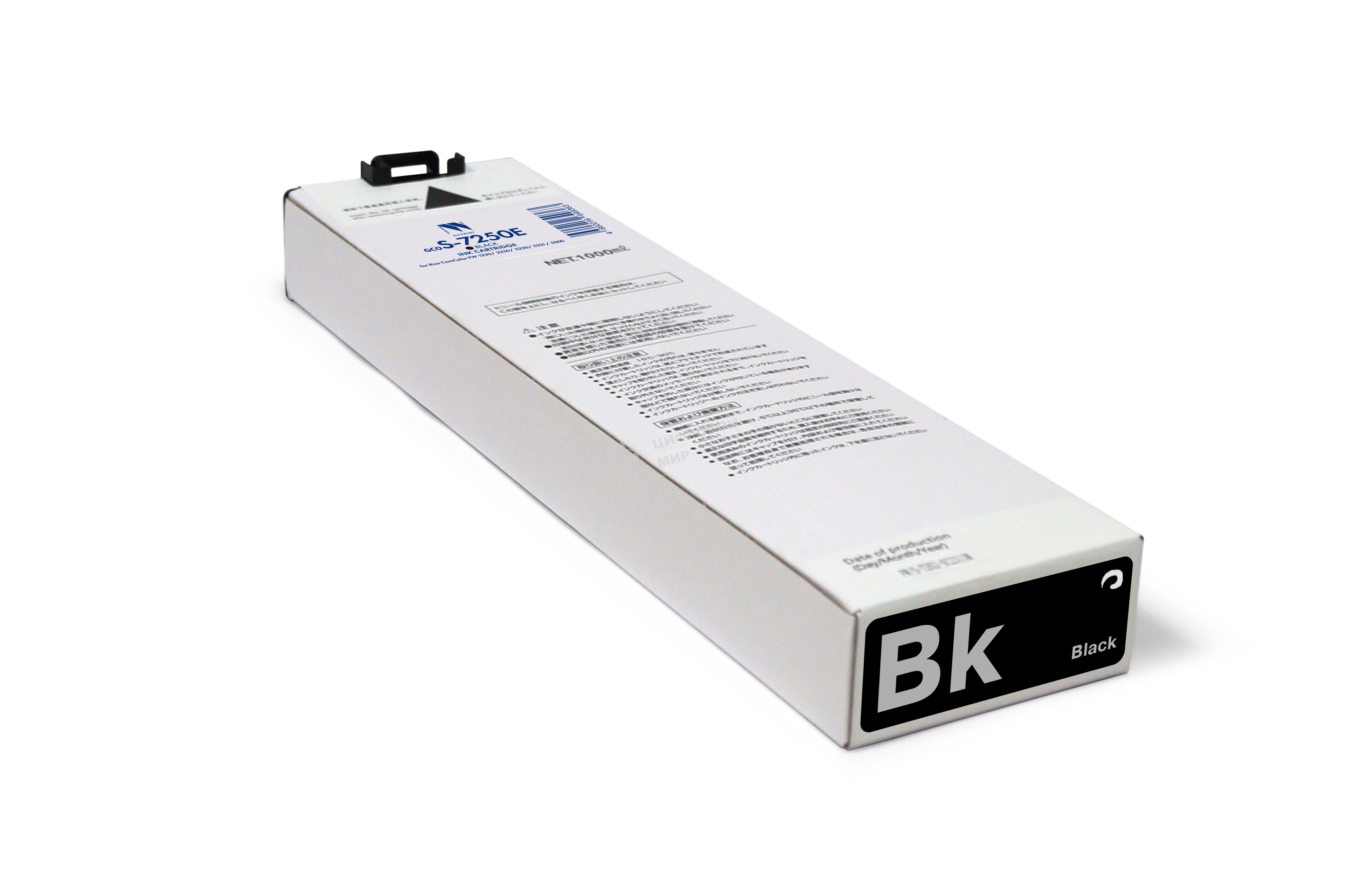 Картридж струйный NVPrint для Riso ComColor FW 1230/2230/5230/5231/5000 (NV-S-7250E, совместимый), Black (1000 мл)